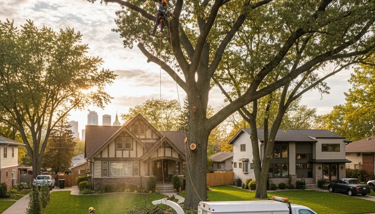 Professional tree removal service in Minneapolis MN by certified arborists